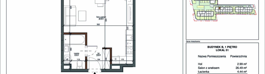 Mieszkanie w inwestycji: Aura Mokotów II