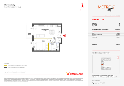 Mieszkanie w inwestycji: Metro Art 7