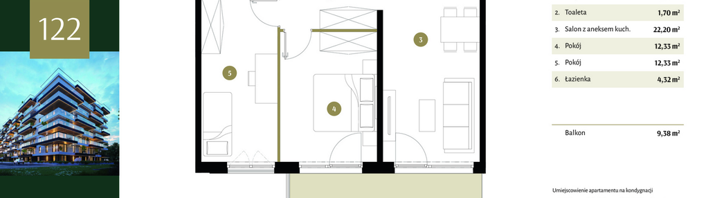 Mieszkanie w inwestycji: Rezydencja Świerkowa