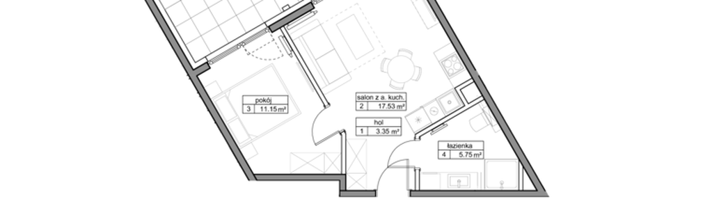 Mieszkanie w inwestycji: Apartamenty na Klifie bud. D, E i F