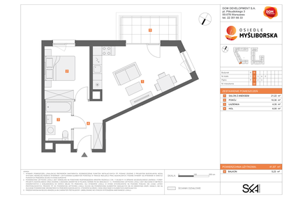 Mieszkanie w inwestycji: Osiedle Myśliborska