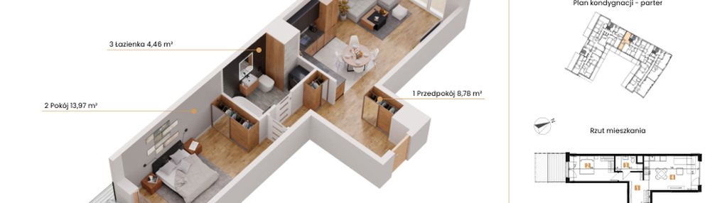 Mieszkanie w inwestycji: Rondo Ceglana etap II