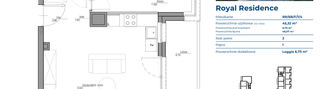 Mieszkanie w inwestycji: Royal Residence 6B