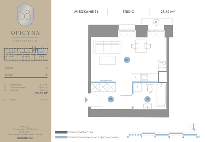 Mieszkanie w inwestycji: Oficyna - Apartamenty Inwestycyjne Apart Hotel