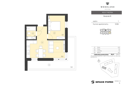 Mieszkanie w inwestycji: Woodland Resort&Spa