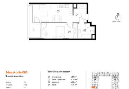 Mieszkanie w inwestycji: Miasto Polskich Mistrzów Olimpijskich