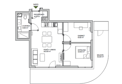 Mieszkanie w inwestycji: Zielona Marina - Apartamenty inwestycyjne