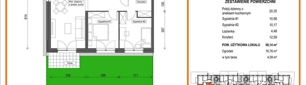 Mieszkanie w inwestycji: Zielony Brochów 7