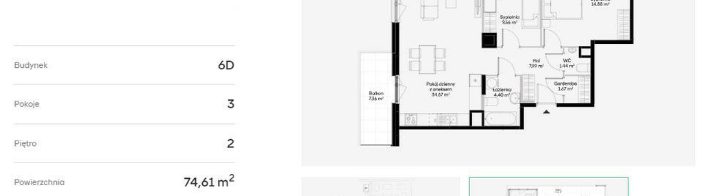 Mieszkanie w inwestycji: Jaśminowy Mokotów etap VI