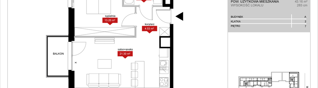 Mieszkanie w inwestycji: Atrium - Nowy Szczepin
