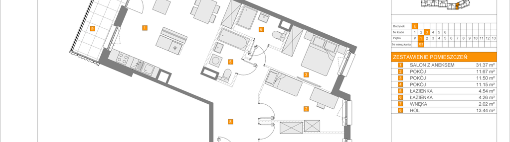 Mieszkanie w inwestycji: Apartamenty Literacka etap 2.2