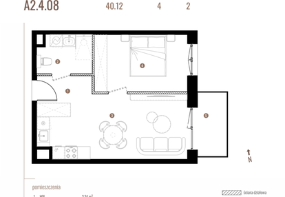 Mieszkanie w inwestycji: Belg Apartamenty etap II