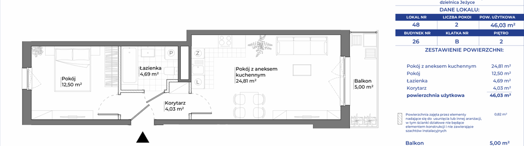 Mieszkanie w inwestycji: Ogrody Nałkowskiej