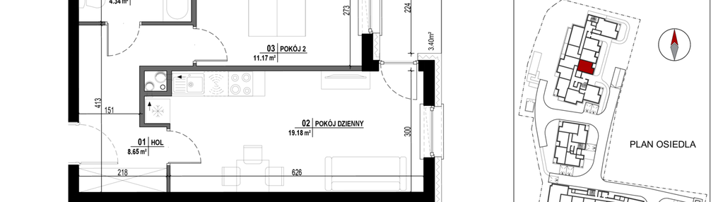 Mieszkanie w inwestycji: Garbarska Urban Koncept