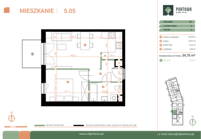 Mieszkanie w inwestycji: Casa Feliz Portowa II