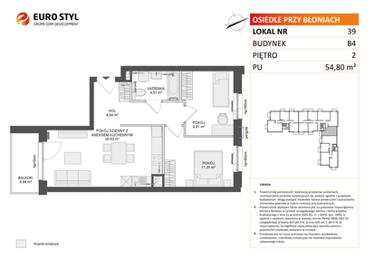 Mieszkanie w inwestycji: Osiedle Przy Błoniach 3 etap III