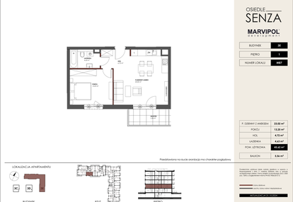 Mieszkanie w inwestycji: Osiedle Senza