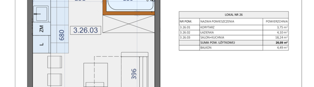 Mieszkanie w inwestycji: Osiedle Zycha