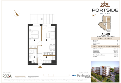 Mieszkanie w inwestycji: Portside Bałtycka