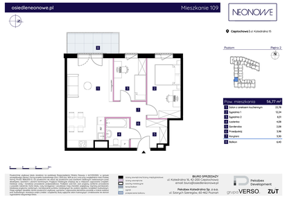 Mieszkanie w inwestycji: Osiedle Neonowe
