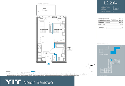 Mieszkanie w inwestycji: Nordic Bemowo - etap III