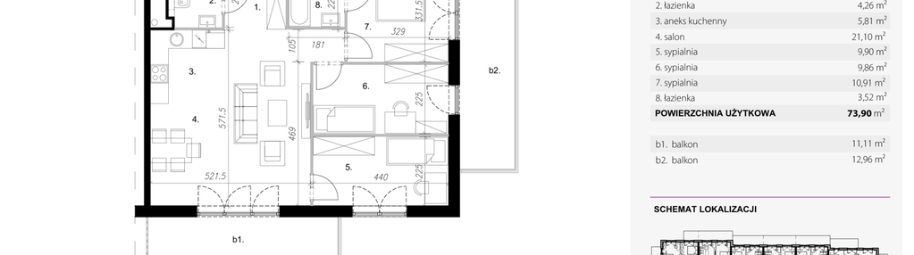 Mieszkanie w inwestycji: Wyspa Solna Etap III, budynek A