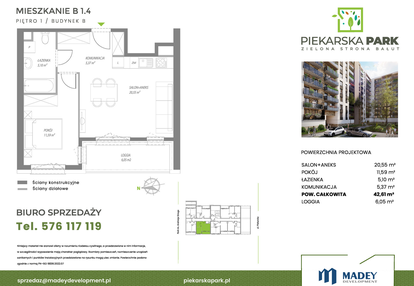 Mieszkanie w inwestycji: Piekarska Park