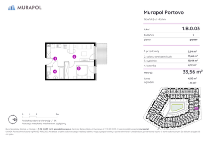 Mieszkanie w inwestycji: Murapol Portovo etap II