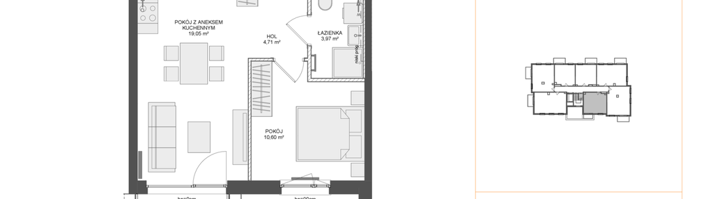 Mieszkanie w inwestycji: Osiedle Przy Błoniach 3 etap IV