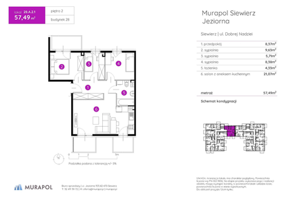 Mieszkanie w inwestycji: Murapol Siewierz Jeziorna bud. 27 i 28