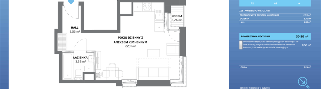 Mieszkanie w inwestycji: Zaspa Wysoko