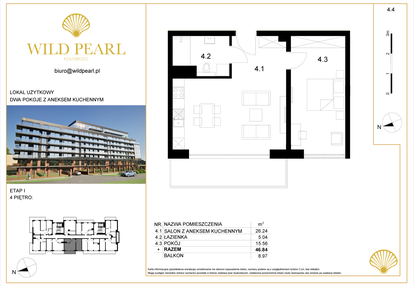 Mieszkanie w inwestycji: Wild Pearl - apartamenty inwestycyjne