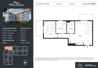Mieszkanie w inwestycji: Nowy Manhattan