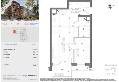 Mieszkanie w inwestycji: Industria etap I-B
