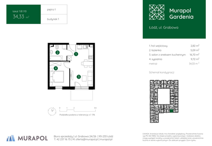 Mieszkanie w inwestycji: Murapol Gardenia