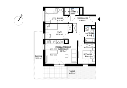 Mieszkanie w inwestycji: KWADRAT etap 2