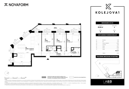 Mieszkanie w inwestycji: Kolejova 1