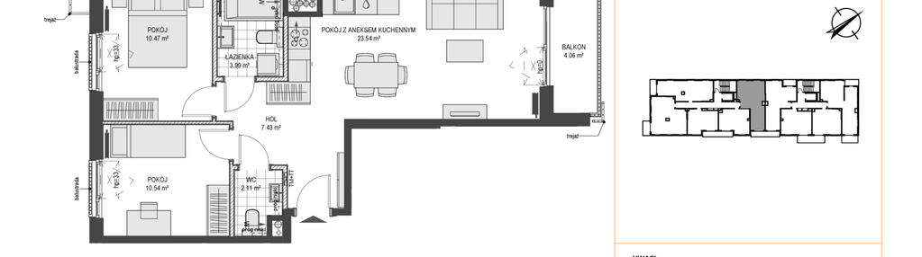 Mieszkanie w inwestycji: Przystań Brzeźno etap 1.2