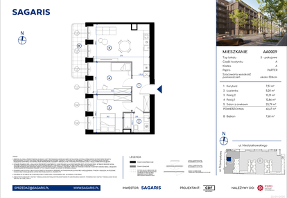 Mieszkanie w inwestycji: Niedziałkowskiego Park