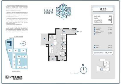 Mieszkanie w inwestycji: Piasta Towers bud. 90A