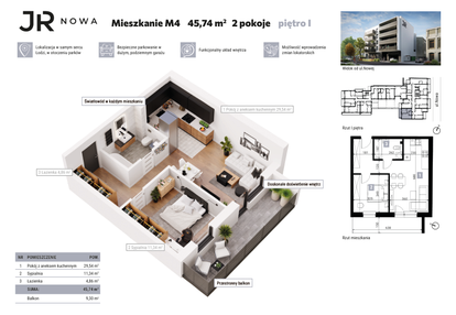 Mieszkanie w inwestycji: JR Nowa