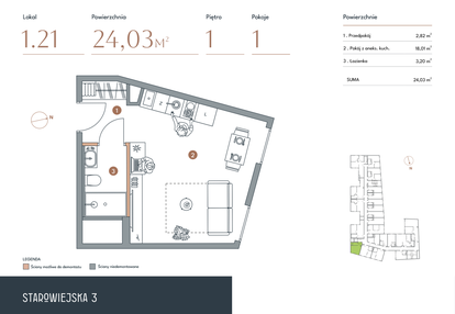 Mieszkanie w inwestycji: Starowiejska 3