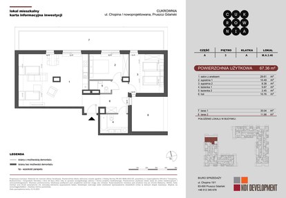 Mieszkanie w inwestycji: CUKROWNIA