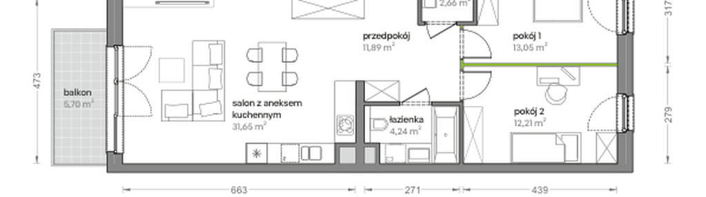 Mieszkanie w inwestycji: Ceglana Park
