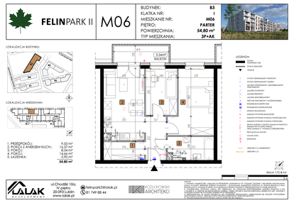 Mieszkanie w inwestycji: Felin Park II etap 2