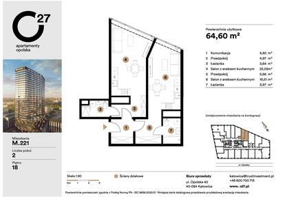 Mieszkanie w inwestycji: O27 Apartamenty Opolska