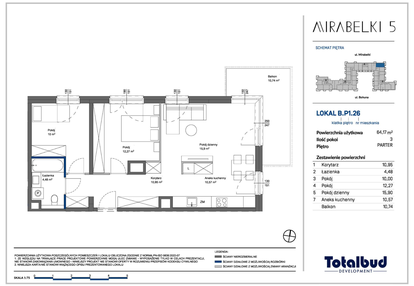 Mieszkanie w inwestycji: Mirabelki 5