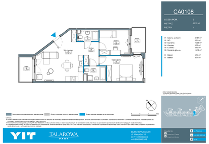 Mieszkanie w inwestycji: Talarowa Park