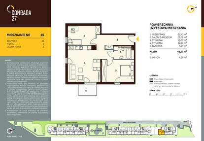 Mieszkanie w inwestycji: Conrada 27