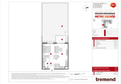 Mieszkanie w inwestycji: Dzielnica Mieszkaniowa Metro Zachód - etap 8.2